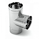 Купить Тройник одностенный дымоходный 90 градусов D-110 мм из нержавеющей стали Прок